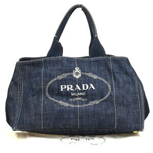 Prada Milano Logo Canapa Tote Handbag #257523P37B